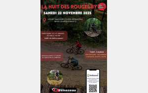 La nuit des rouges (Parcours VTT et GRAVEL)