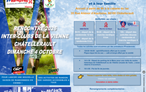 Journée inter-clubs de la Vienne 2026 - Châtellerault - Dimanche 04 octobre 2026