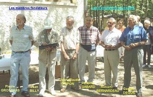 2005 - Les 20 ans ans de Cheminance au Bois de St Pierre  en présence des membres fondateurs et de 4 présidents successifs