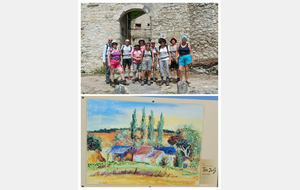 17/07/22 - Journée à Preuilly-sur-Claise (37) animée par Raymonde. 11 courageux et courageuses ont affronté la chaleur pour cette journée qui intégrait la visite du parc du château de Boussay et du circuit Jean Dufy.