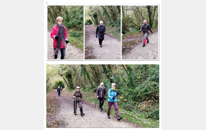 1/12/2025 - Rando nordique animée par Danièle aux Grottes de la Norée - Photos Vincent.