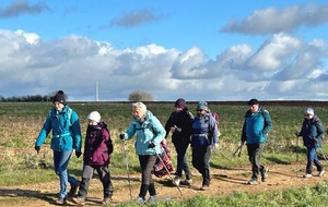 10/01/2026 - Rando normale dite de la galette animée par Bernard C. avec l'aide de Michel M. et Thierry M. - Photo Joël F.
