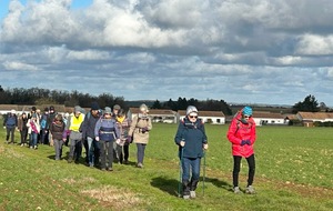 10/01/2026 - Rando normale dite de la galette animée par Bernard C. avec l'aide de Michel M. et Thierry M. - Photo Joël F.
