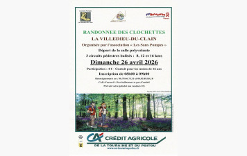 Randonnée des clochettes - La Villedieu-du-Clain - Dimanche 26 avril 2026