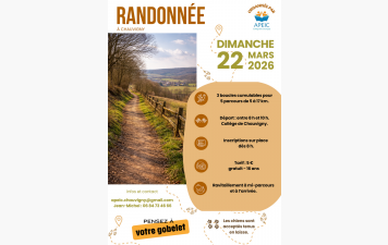 Randonnée - Chauvigny - Dimanche 22 mars