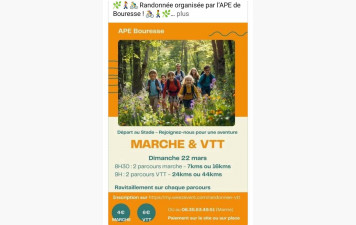 Randonnée à Bouresse - Dimanche 22 mars