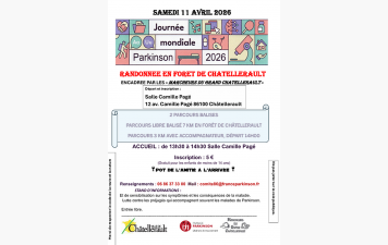 Randonnée en forêt de Châtellerault - Samedi 11 avril