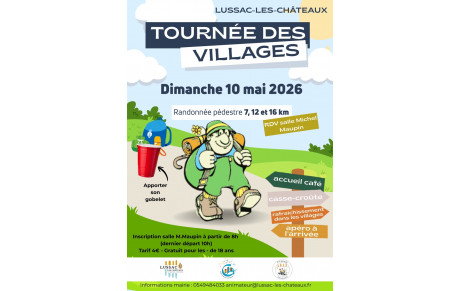 Randonnée - Lussac-les-Châteaux - Dimanche 10 mai 2026