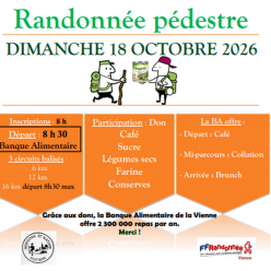 Randonnée de la Banque Alimentaire - Dimanche 18 octobre
